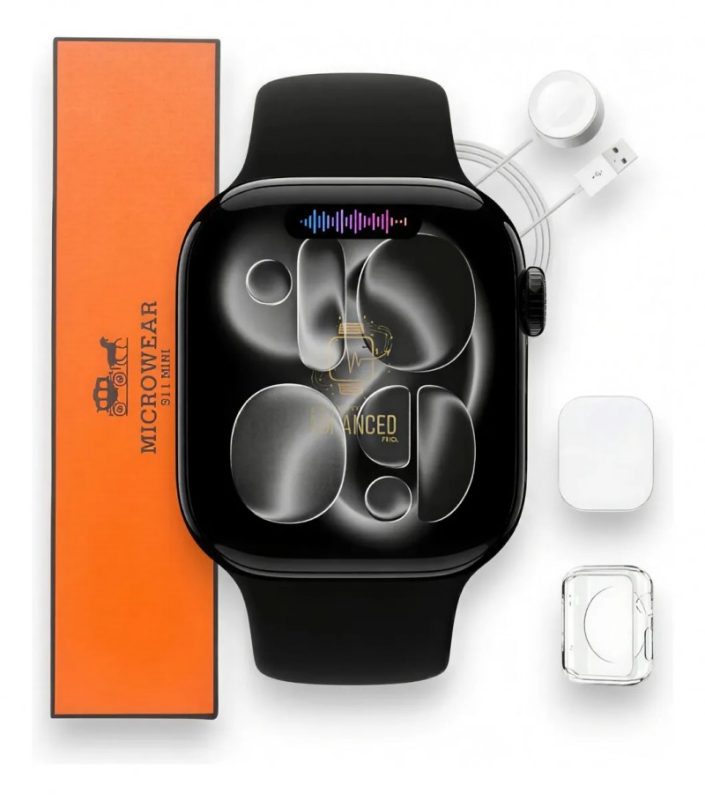Relógio microwear smartwatch S11 mini meries 11 42mm Whatsapp Gps Nfc 2026 Preto SMARTWATCH