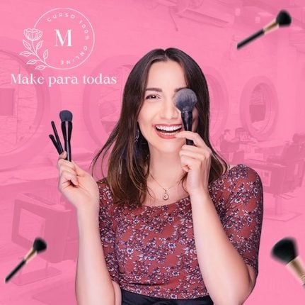 Curso de Maquiagem Profissional Make para Todas