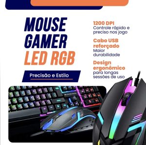 Kit Teclado Mouse Gamer Completo — foto 3