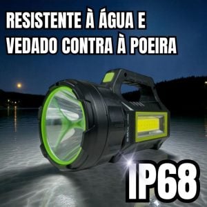 Lanterna tática 100.000 lumens recarregável Solar usb — foto 6