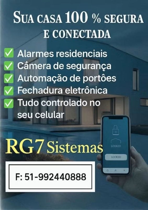 Instalação de Câmeras e Alarmes Residenciais, Controle de Acesso, Manutenção Cerca Elétri
