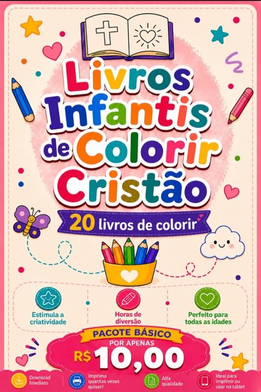 Livros Cristãos de Colorir