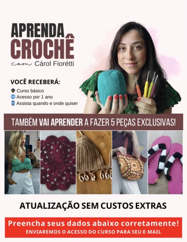 Aprenda crochê