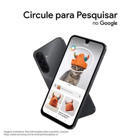 Celular Galaxy A17 4G Tela 6.7 128GB Super AMOLED Câmera Tripla 50MP Samsung - Cinza — foto 2