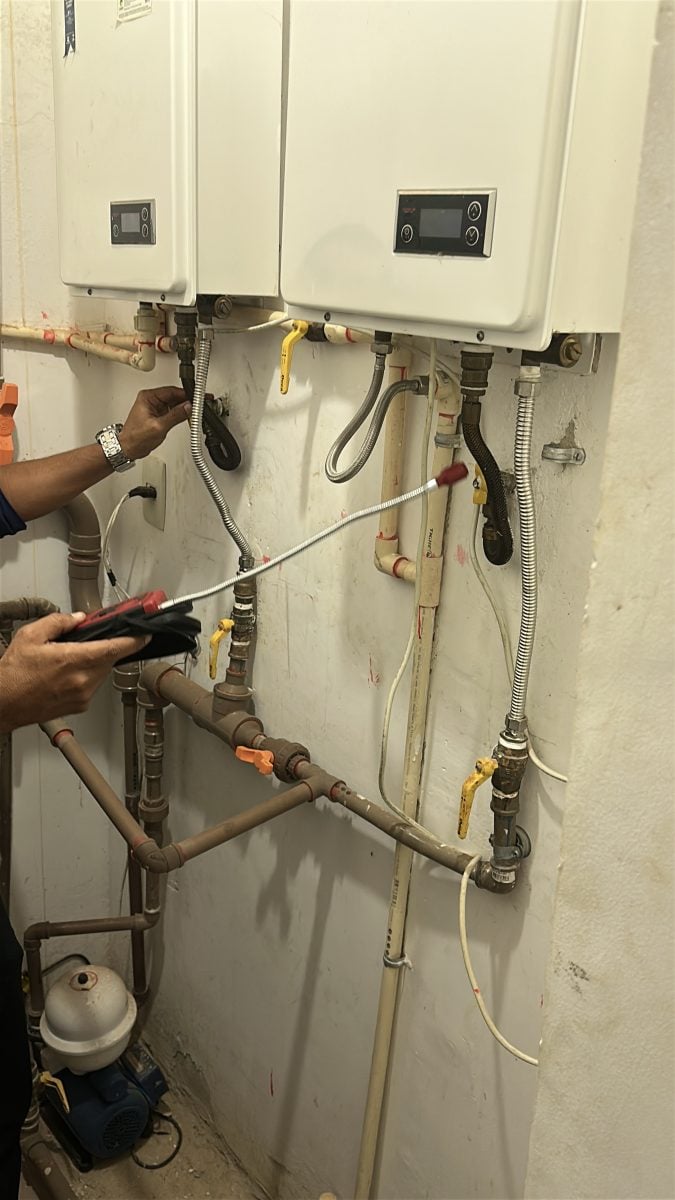 Teste de Segurança em Aquecedor a Gás — foto 2