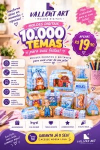 Kit Digital de papelaria personalizada em PDF/PNG — foto 3