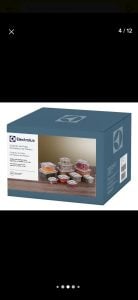 Electrolux Kit 12 Potes Herméticos De Plástico Retangulares Cinza — foto 4