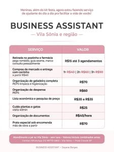 Business Assistant Assistente de Negócios e Serviços do Dia a Dia — foto 3