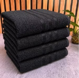 Kit 4 Toalhas - Banho Felpudas Ultra Macias 100% Algodão Puro 1,30x65cm — foto 7