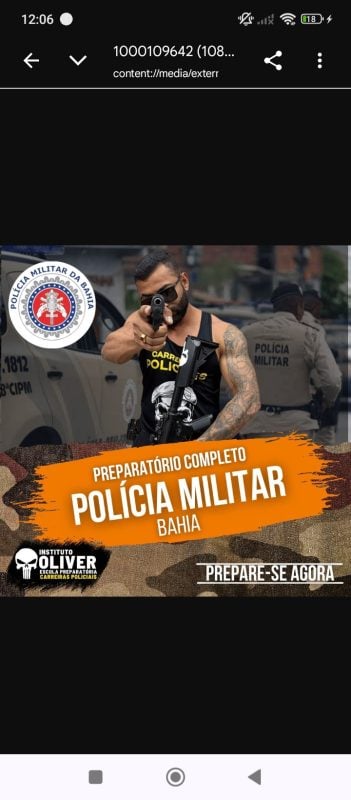 Preparatório Completo POLÍCIA MILITAR da Bahia PMBA - Instituto Óliver