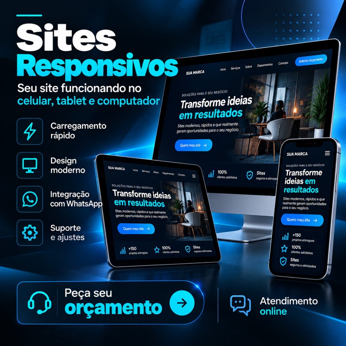 Criação de Sites Profissionais e Responsivos a partir de R$ 20 — foto 2
