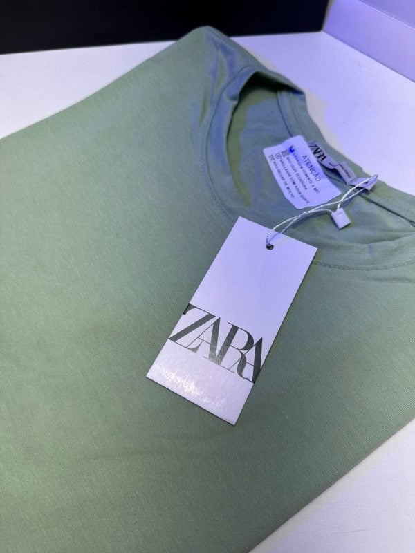 Camiseta Masculina Premium Zara - Malha Egípcia (Fio Vórtex)