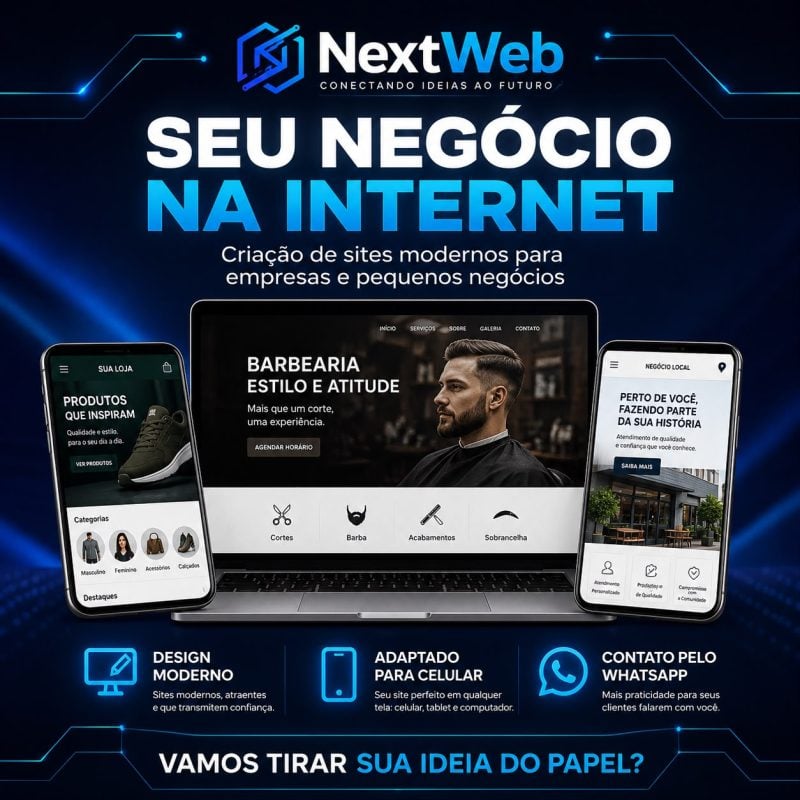 Criação de Sites para Empresas e Pequenos Negócios