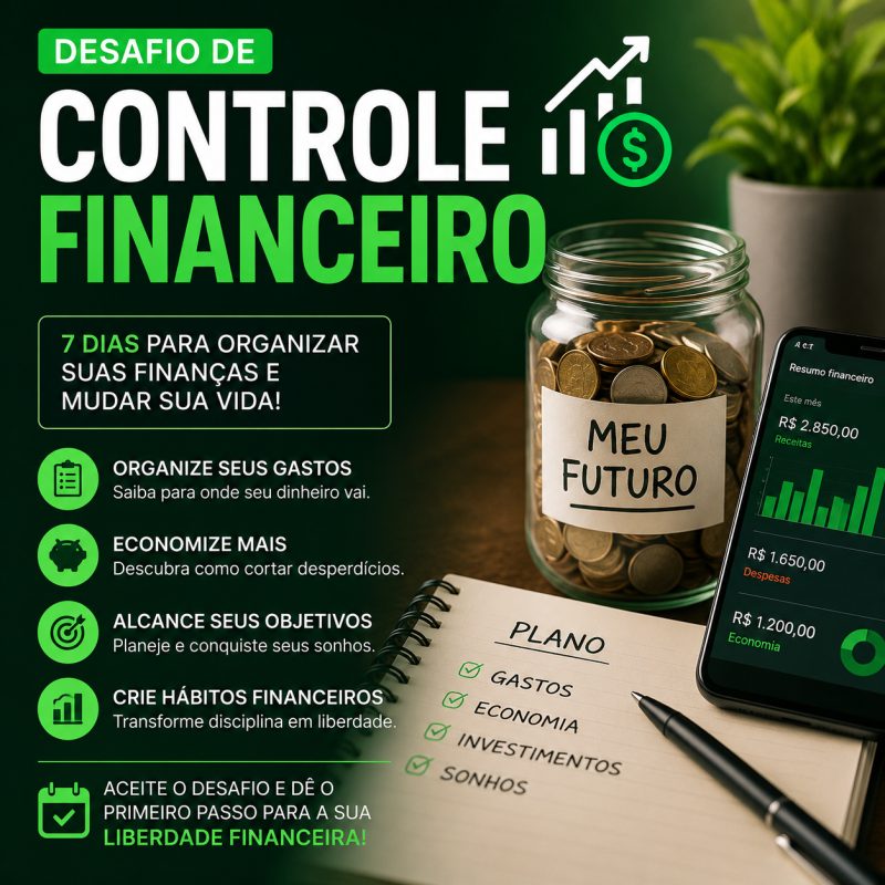 Desafio Controle Financeiro Aprenda a Organizar Seu Dinheiro, Eliminar Gastos Desnece