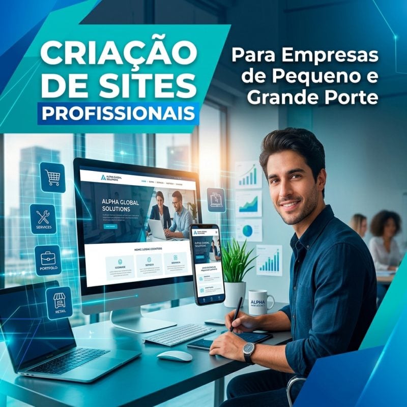 Crio sites profissionais para pequenas empresas