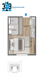 Apartamentos na Planta 1 e2 dormitórios/ home office — foto 10