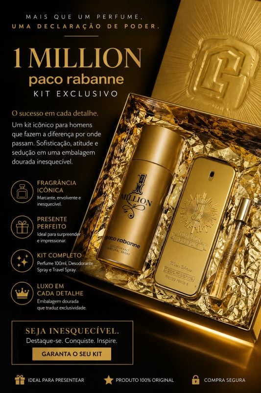 1 Million Paco Rabanne Kit Exclusivo