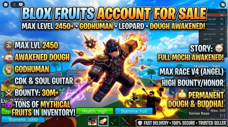 Conta Roblox blox fruits