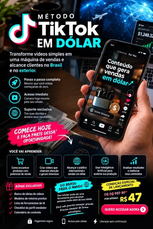 Ganhe em dólar