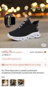 Tênis Confortável Academia — foto 3