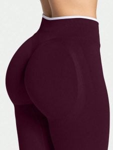 Legging Feminina Sem Costura de Cintura Alta com Compressão e Levantamento de Bumbum — foto 4