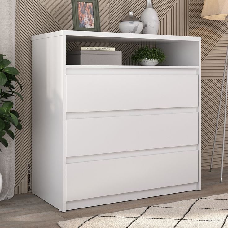 Cômoda com 3 gavetas