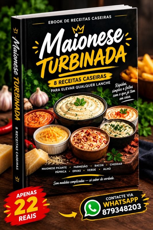Maionese Turbinada-8 Receitas Caseiras