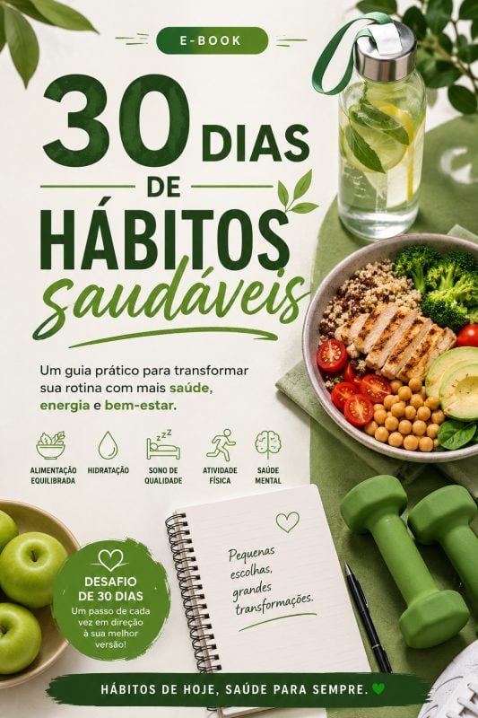 Hábitos saudáveis em 30 dias