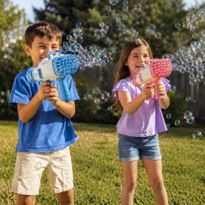 Bazuka lançador de bolhas de sabão 32 furos infantil — foto 4