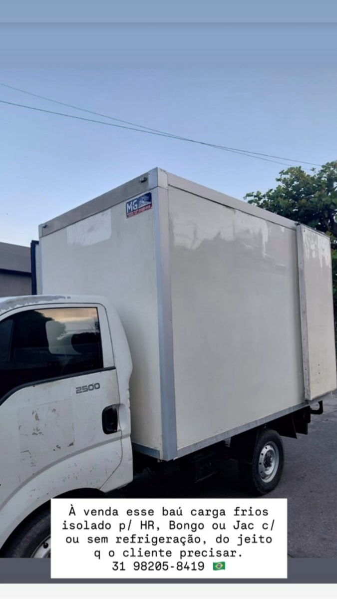 Baú isolado refrigerado seminovo p/ HR Kia — foto 2