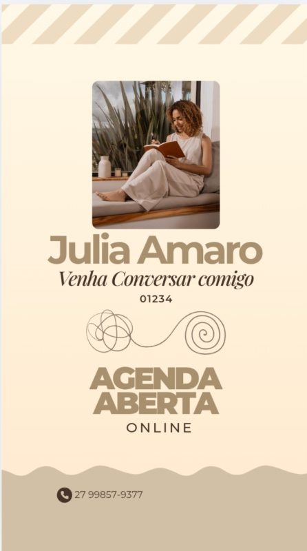 Agenda aberta para conversar de forma segura