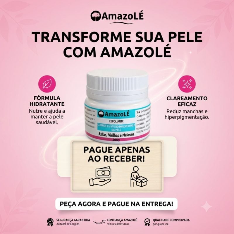 Clareador de pele amazolé