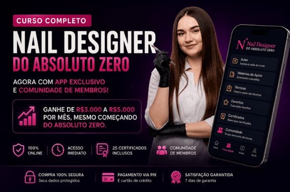 Nail designer pro 4.0 escola de unhas