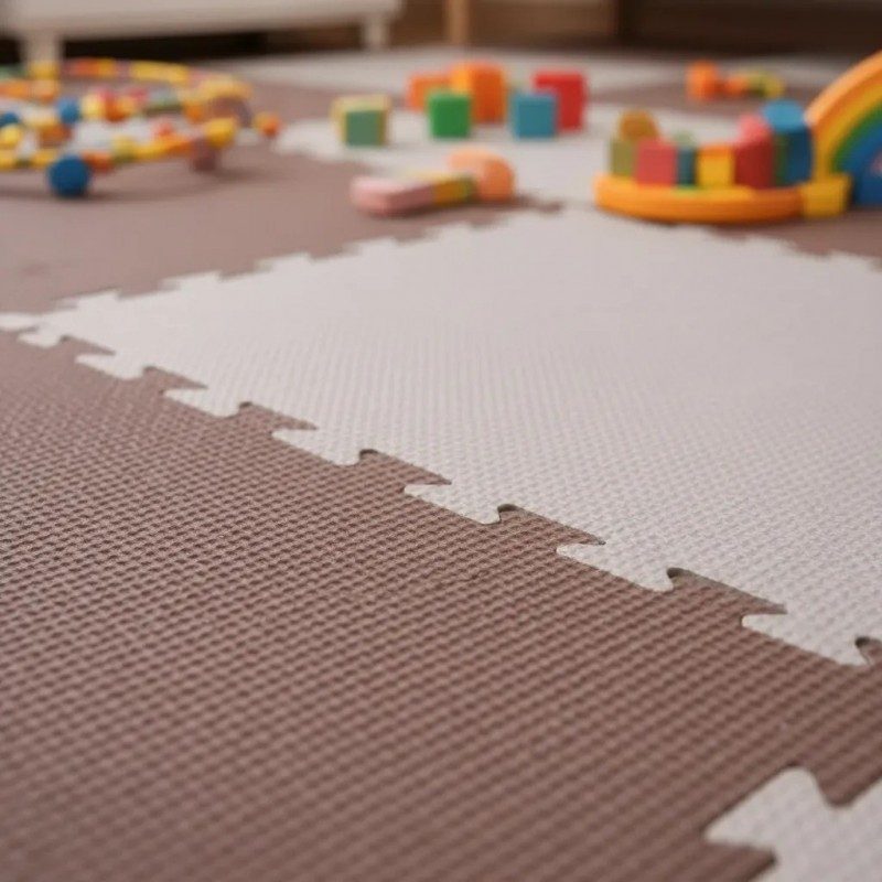 Kit 12 tatames tapete EVA 50x50x1cm 10mm