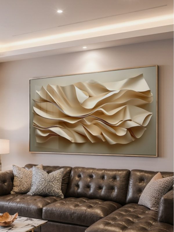 Quadro Decorativo Abstrato 100x200 Alto Padrão