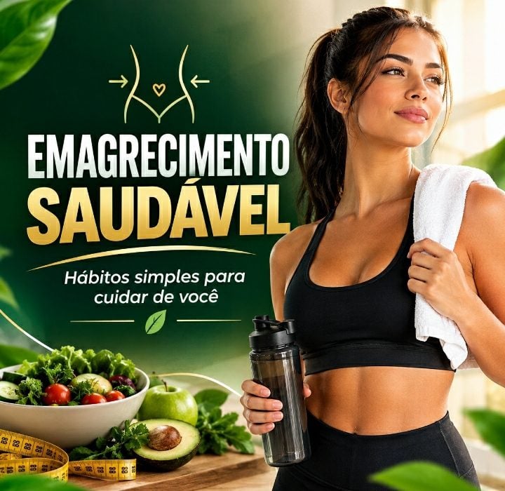 Ebook Emagrecimento Saudável - Receitas Fit e Plano Alimentar - Produto Digital