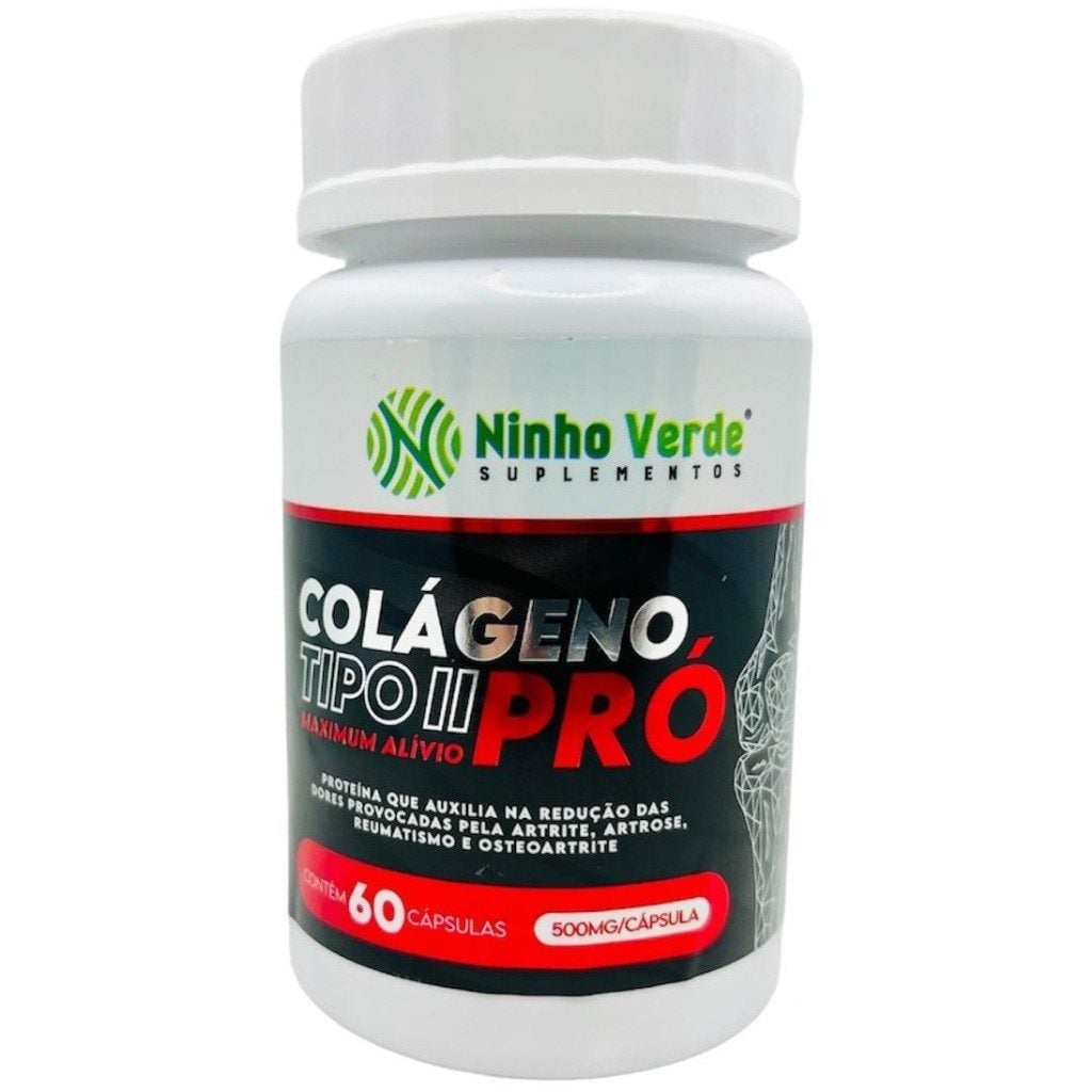 Colágeno Tipo 2 Pró 60 Cápsulas - Ninho Verde — foto 2