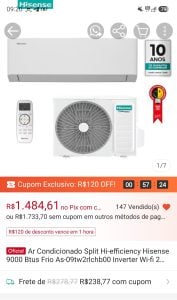 Ar Condicionado Split — foto 3