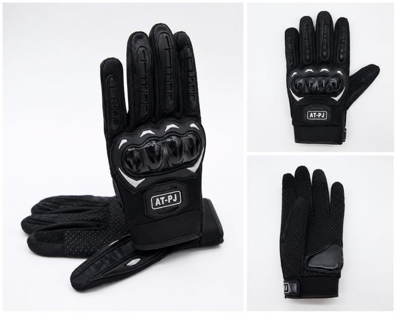 AT-PJ Luvas de Proteção para Motociclistas com Design Ergonômico e Conforto Máximo