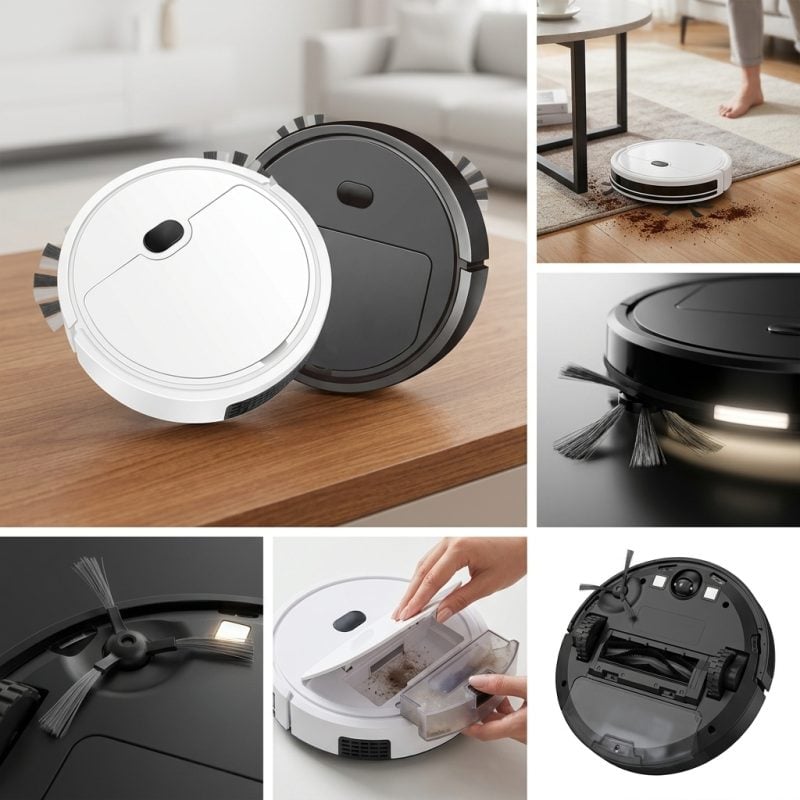Chegou a Solução para uma Casa Sempre Limpa! Conheça o Robô Aspirador.