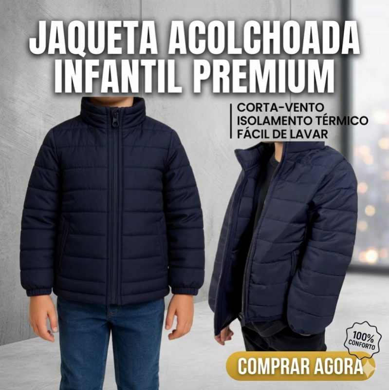 Casado Bobojaco Infantil Masculino com ajuste regular e Bolsos.