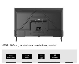 Smart TV 32 polegadas LED HD Wi-Fi TV 60Hz 32wdsnbx 100/240v Android 14 — foto 9