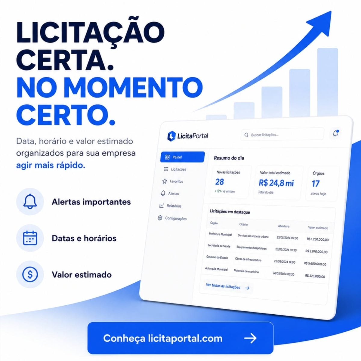 LicitaPortal - Encontre Licitações e Pregões em Todo o Brasil — foto 2