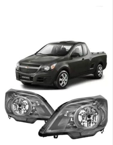 Farol Chevrolet Agile Montana 2009 A 2013 - Cromo Onix — foto 2