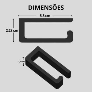 Organizador de Cabos com Fixação Extra Forte — foto 3