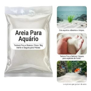 Areia branca para aquário — foto 6