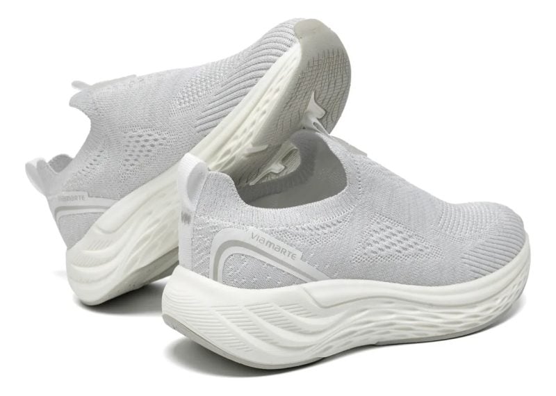 Tênis Meia Feminino Via Marte Super Confortável Slip On Knit