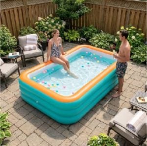 Linda Piscina Inflável Grande Portátil. — foto 15
