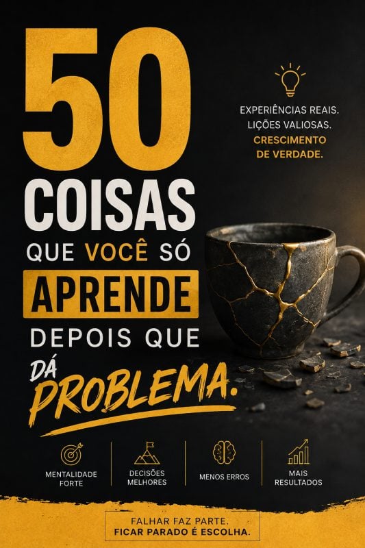 50 Coisas que Você Só Aprende Depois que Dá Problema