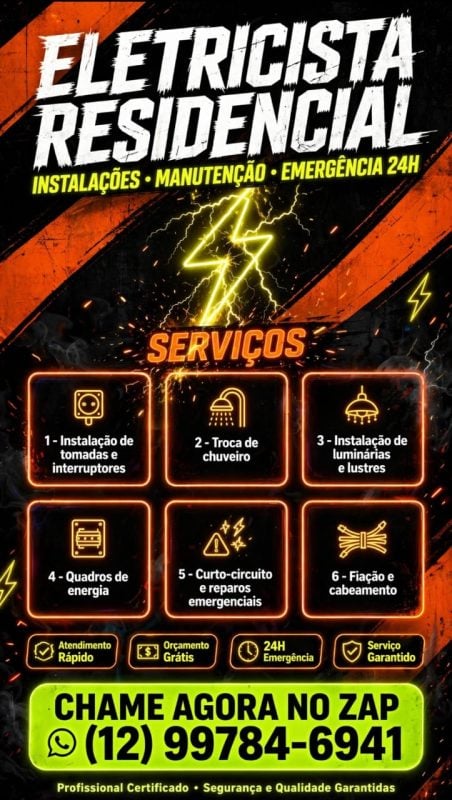 Faço reparo elétricos